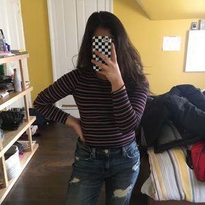 Garage Striped Long Sleeve Tee